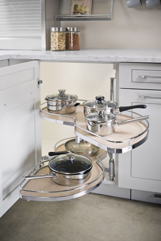 pull out swivel storage